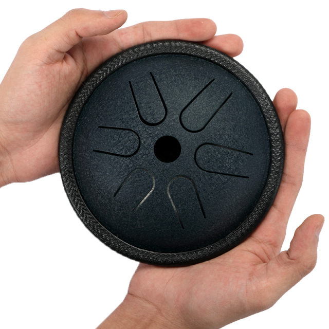 Hluru STEEL TONGUE DRUM pocket drum (6notes 5.5") , copper steel Pocket Drum (6notes 5.5") , Copper Steel TP6-5.5