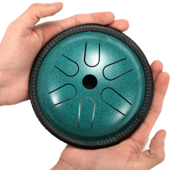 Hluru STEEL TONGUE DRUM pocket drum (6notes 5.5") , copper steel Pocket Drum (6notes 5.5") , Copper Steel TP6-5.5