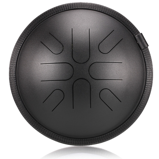 Hluru STEEL TONGUE DRUM Travel Drum (8notes 10") , Copper Steel travel drum (8notes 10") , copper steel TA8-10