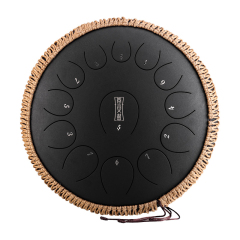 Huashu STEEL TONGUE DRUM Round Tongue Drum (13notes 14") , Alloy Carburizing Steel round tongue drum (13notes 14") , alloy carburizing steel TY13-14