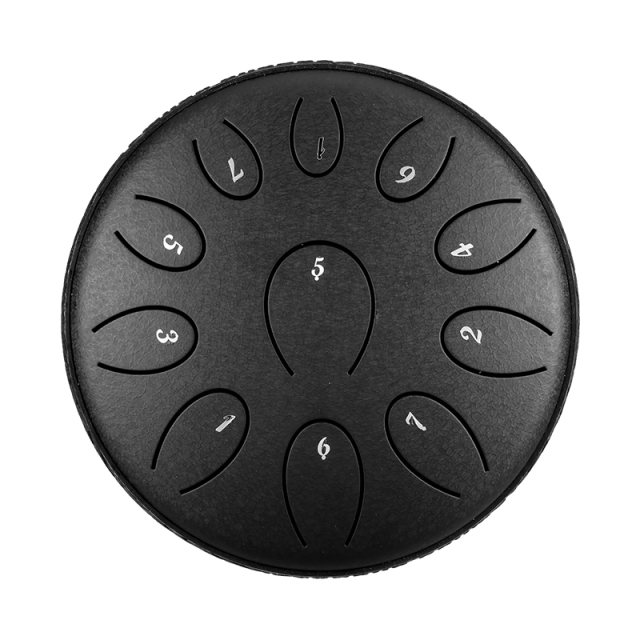 Huashu STEEL TONGUE DRUM Round Tongue Drum (11notes 6") , Alloy Carburizing Steel round tongue drum (11notes 6") , alloy carburizing steel TY11-6