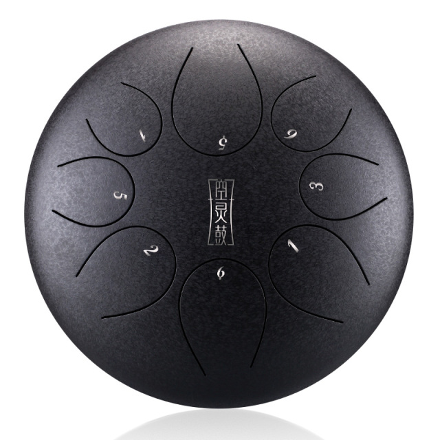 Huashu STEEL TONGUE DRUM Round Tongue Drum (8notes 10") , Alloy Carburizing Steel round tongue drum (8notes 10") , alloy carburizing steel TY8-10