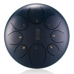 Huashu STEEL TONGUE DRUM Round Tongue Drum (8notes 10") , Alloy Carburizing Steel round tongue drum (8notes 10") , alloy carburizing steel TY8-10