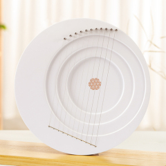 Hluru LYRE Full Moon Lyre 11 Strings White