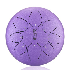 Huashu STEEL TONGUE DRUM Round Tongue Drum (8notes 8") , Alloy Carburizing Steel round tongue drum (8notes 8") , alloy carburizing steel TY8-8