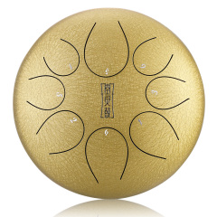 Huashu STEEL TONGUE DRUM Round Tongue Drum (8notes 12") , Alloy Carburizing Steel round tongue drum (8notes 12") , alloy carburizing steel TY8-12