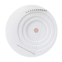 Hluru LYRE Full Moon Lyre 11 Strings White