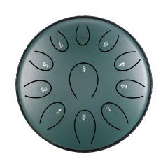 Huashu STEEL TONGUE DRUM Round Tongue Drum (11notes 6") , Alloy Carburizing Steel round tongue drum (11notes 6") , alloy carburizing steel TY11-6