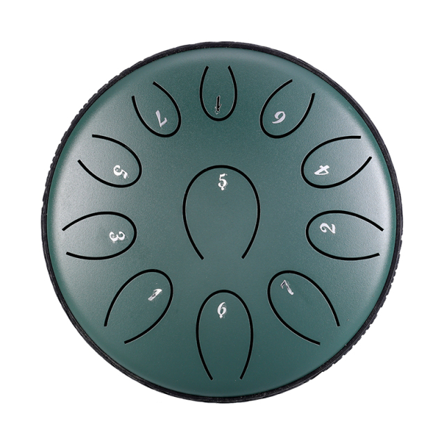 Huashu STEEL TONGUE DRUM Round Tongue Drum (11notes 6") , Alloy Carburizing Steel round tongue drum (11notes 6") , alloy carburizing steel TY11-6
