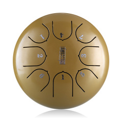 Huashu STEEL TONGUE DRUM Lotus Children Drum (8notes 6") , 304 Stainless Steel lotus Children drum (8notes 6") , 304 stainless steel TC8-6