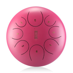 Huashu STEEL TONGUE DRUM Round Tongue Drum (8notes 8") , Alloy Carburizing Steel round tongue drum (8notes 8") , alloy carburizing steel TY8-8