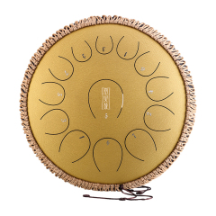 Huashu STEEL TONGUE DRUM Round Tongue Drum (13notes 14") , Alloy Carburizing Steel round tongue drum (13notes 14") , alloy carburizing steel TY13-14