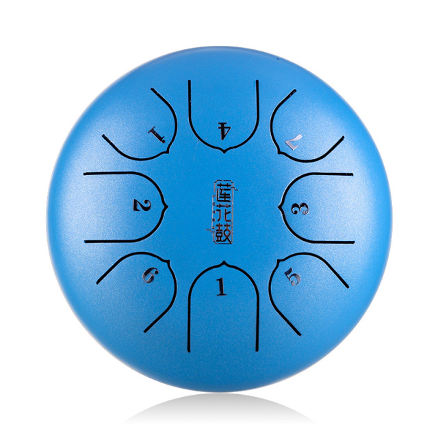 Huashu STEEL TONGUE DRUM Lotus Children Drum (8notes 6") , 304 Stainless Steel lotus Children drum (8notes 6") , 304 stainless steel TC8-6