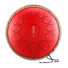 Huashu STEEL TONGUE DRUM Round Tongue Drum (13notes 14") , Alloy Carburizing Steel round tongue drum (13notes 14") , alloy carburizing steel TY13-14