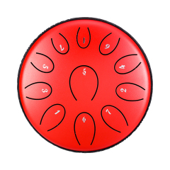 Huashu STEEL TONGUE DRUM Round Tongue Drum (11notes 6") , Alloy Carburizing Steel round tongue drum (11notes 6") , alloy carburizing steel TY11-6