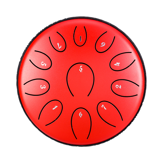 Huashu STEEL TONGUE DRUM Round Tongue Drum (11notes 6") , Alloy Carburizing Steel round tongue drum (11notes 6") , alloy carburizing steel TY11-6