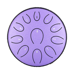 Huashu STEEL TONGUE DRUM Round Tongue Drum (11notes 6") , Alloy Carburizing Steel round tongue drum (11notes 6") , alloy carburizing steel TY11-6