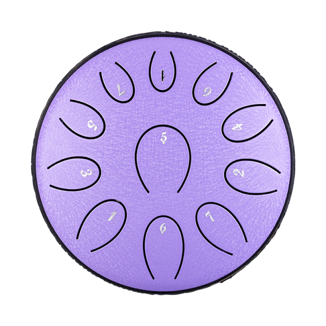 Huashu STEEL TONGUE DRUM Round Tongue Drum (11notes 6") , Alloy Carburizing Steel round tongue drum (11notes 6") , alloy carburizing steel TY11-6