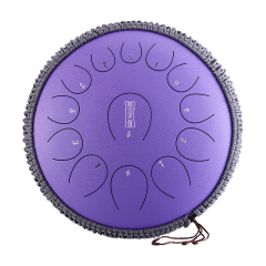 Huashu STEEL TONGUE DRUM Round Tongue Drum (13notes 14") , Alloy Carburizing Steel round tongue drum (13notes 14") , alloy carburizing steel TY13-14