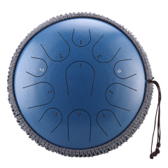 Hluru STEEL TONGUE DRUM Premium Drum (11notes 14") , Microalloyed Steel premium drum (11notes 14") , microalloyed steel TB11-14