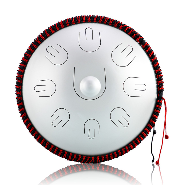 Hluru STEEL TONGUE DRUM Handpan Drum (9notes 14") , Copper Steel Handpan drum (9notes 14") , copper steel TAH9-14