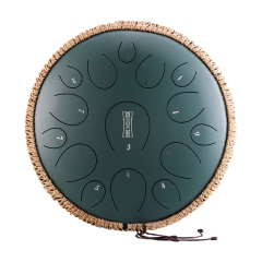Hluru STEEL TONGUE DRUM Round Tongue Drum (15notes 14") , Alloy Carburizing Steel round tongue drum (15notes 14") , alloy carburizing steel TY15-14