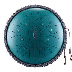 Hluru STEEL TONGUE DRUM Premium Drum (11notes 14") , Microalloyed Steel premium drum (11notes 14") , microalloyed steel TB11-14