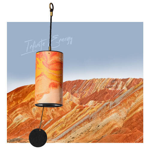 Hluru Wind Chime 9 Notes Red 9-4