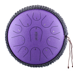 Hluru STEEL TONGUE DRUM Premium Drum (11notes 14") , Microalloyed Steel premium drum (11notes 14") , microalloyed steel TB11-14