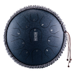Hluru STEEL TONGUE DRUM Premium Drum (11notes 14") , Microalloyed Steel premium drum (11notes 14") , microalloyed steel TB11-14
