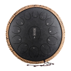 Huashu STEEL TONGUE DRUM Round Tongue Drum (13notes 14") , Alloy Carburizing Steel round tongue drum (13notes 14") , alloy carburizing steel TY13-14
