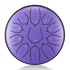 Huashu STEEL TONGUE DRUM Thl Lotus Tongue Drum (11notes 6") , Carbon Steel THL lotus tongue drum (11notes 6") , carbon steel THL11-6