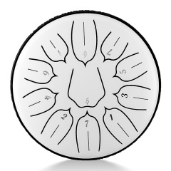 Huashu STEEL TONGUE DRUM Thl Lotus Tongue Drum (11notes 6") , Carbon Steel THL lotus tongue drum (11notes 6") , carbon steel THL11-6