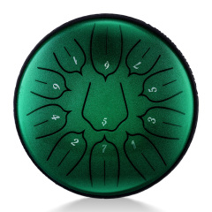 Huashu STEEL TONGUE DRUM Thl Lotus Tongue Drum (11notes 6") , Carbon Steel THL lotus tongue drum (11notes 6") , carbon steel THL11-6