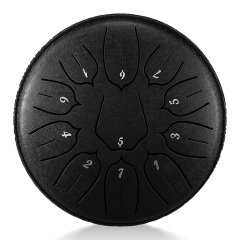 Huashu STEEL TONGUE DRUM Thl Lotus Tongue Drum (11notes 6") , Carbon Steel THL lotus tongue drum (11notes 6") , carbon steel THL11-6