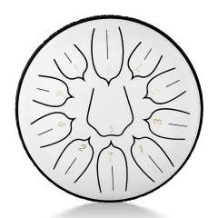 Huashu STEEL TONGUE DRUM Thl Lotus Tongue Drum (11notes 6") , Carbon Steel THL lotus tongue drum (11notes 6") , carbon steel THL11-6