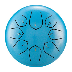 Huashu STEEL TONGUE DRUM Thd Lotus Tongue Drum (8notes 6") , Carbon Steel THD lotus tongue drum (8notes 6") , carbon steel THD8-6
