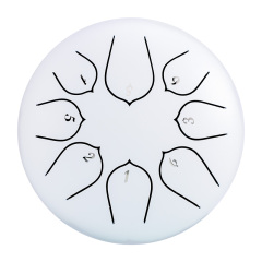 Huashu STEEL TONGUE DRUM Thd Lotus Tongue Drum (8notes 6") , Carbon Steel THD lotus tongue drum (8notes 6") , carbon steel THD8-6