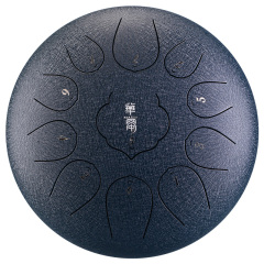 Huashu STEEL TONGUE DRUM Thd Lotus Tongue Drum (11notes 10") , Carbon Steel THD lotus tongue drum (11notes 10") , carbon steel THD11-10