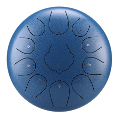 Huashu STEEL TONGUE DRUM Thd Lotus Tongue Drum (11notes 12") , Carbon Steel THD lotus tongue drum (11notes 12") , carbon steel THD11-12