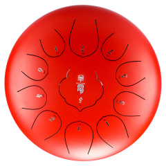 Huashu STEEL TONGUE DRUM Thd Lotus Tongue Drum (11notes 10") , Carbon Steel THD lotus tongue drum (11notes 10") , carbon steel THD11-10