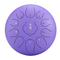Huashu STEEL TONGUE DRUM Thd Lotus Tongue Drum (11notes 10") , Carbon Steel THD lotus tongue drum (11notes 10") , carbon steel THD11-10