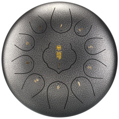 Huashu STEEL TONGUE DRUM Thd Lotus Tongue Drum (11notes 10") , Carbon Steel THD lotus tongue drum (11notes 10") , carbon steel THD11-10
