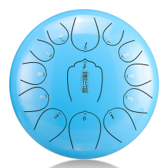 Huashu STEEL TONGUE DRUM Thl Lotus Tongue Drum (13notes 12") , Carbon Steel THL lotus tongue drum (13notes 12") , carbon steel THL13-12