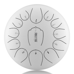 Huashu STEEL TONGUE DRUM Thl Lotus Tongue Drum (13notes 12") , Carbon Steel THL lotus tongue drum (13notes 12") , carbon steel THL13-12