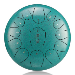 Huashu STEEL TONGUE DRUM Thl Lotus Tongue Drum (13notes 12") , Carbon Steel THL lotus tongue drum (13notes 12") , carbon steel THL13-12