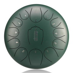 Huashu STEEL TONGUE DRUM Thl Lotus Tongue Drum (13notes 12") , Carbon Steel THL lotus tongue drum (13notes 12") , carbon steel THL13-12