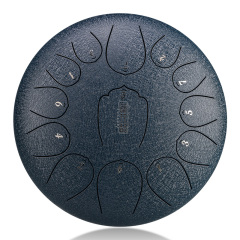 Huashu STEEL TONGUE DRUM Thl Lotus Tongue Drum (13notes 12") , Carbon Steel THL lotus tongue drum (13notes 12") , carbon steel THL13-12