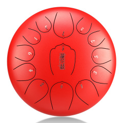 Huashu STEEL TONGUE DRUM Thl Lotus Tongue Drum (13notes 12") , Carbon Steel THL lotus tongue drum (13notes 12") , carbon steel THL13-12