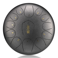 Huashu STEEL TONGUE DRUM Thl Lotus Tongue Drum (13notes 12") , Carbon Steel THL lotus tongue drum (13notes 12") , carbon steel THL13-12